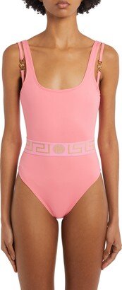 La Greca Band Double Strap One-Piece Swimsuit