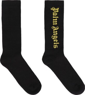 Cotton Socks With Logo-AB