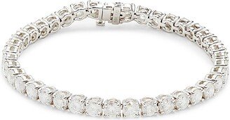 Saks Fifth Avenue Made in Italy Saks Fifth Avenue Women's 14K White Gold & 12 TCW Diamond Bracelet