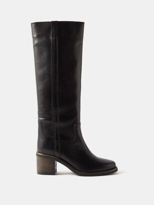 Seenia Leather Knee-high Boots