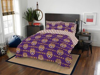 The Northwest Group, LLC Col 768 - LSU - Louisiana St. 7PC Rotary Full Bed-in-a-Bag