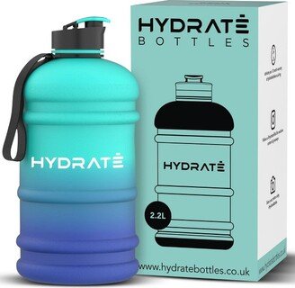 HYDRATE 74oz Jug Half Gallon Water Bottle, XL, Blue Lagoon