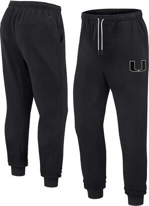 Men's and Women's Fanatics Signature Black Miami Hurricanes Super Soft Fleece Jogger