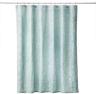 Vern Yip Leaf Silhouette Shower Curtain Aqua - SKL Home