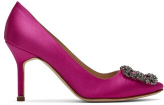 Pink Satin Hangisi Heels