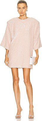 THE MANNEI Coria Dress in Blush