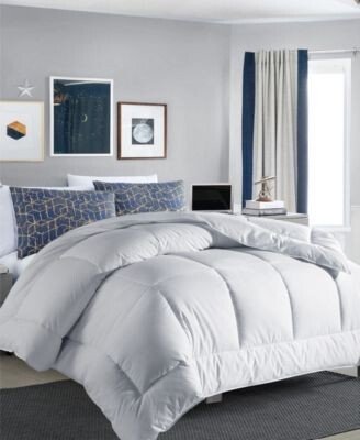 All Season Classic Grid Jacquard Down Alternative Comforters