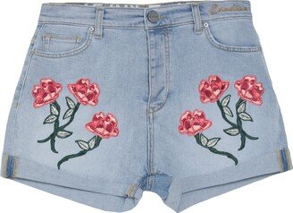 P_JEAN Denim Shorts Blue-AB