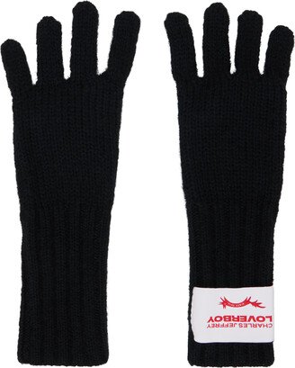 Black Patch Gloves-AD