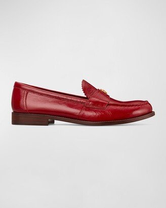 Classic Leather Medallion Loafers