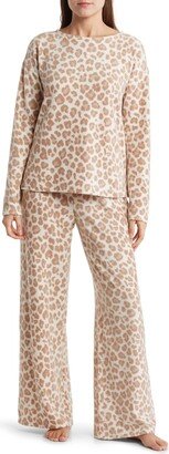 NORDSTROM RACK Soft Fleece Two-Piece Pajama Set