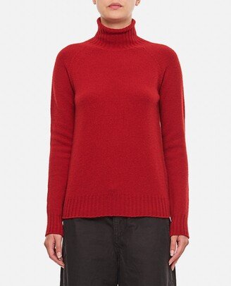 Lamswool Turtleneck Sweater-AA