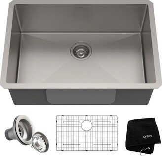 Standart Pro 28 in. 16 Gauge Undermount Single Bowl Stainless Steel Kitchen Sink