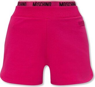 Logo Patch Waistband Shorts