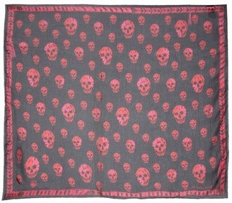 Allover Skull Printed Scarf-AA