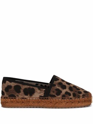 Leopard-Print Espadrilles