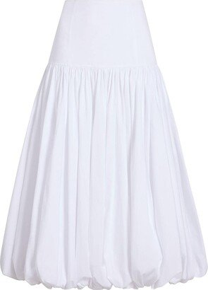 Pleated-Gown Skirt