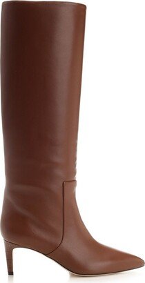 Pointed Toe Knee-High Boots-AA