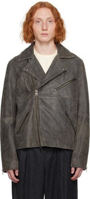 Black Cobain Leather Jacket