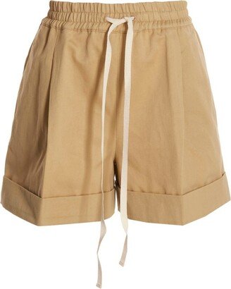 TWINSET Loose Fit Drawstring Shorts