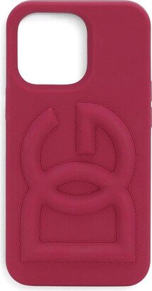 Logo-Embossed Phone Case-AA