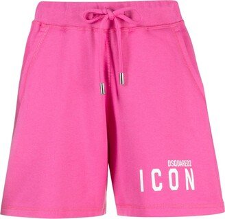 Icon cotton drawstring shorts