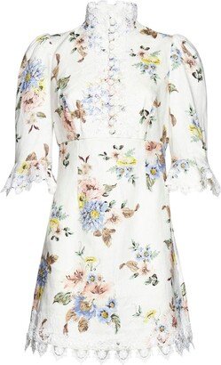 Floral Printed Mini Dress