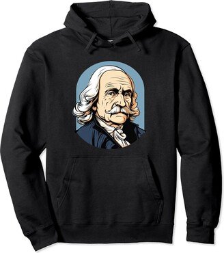 Thomas Hobbes Philosophy Art Style Designs Thomas Hobbes Comic Pullover Hoodie