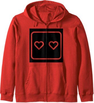 Designed by Aristo Sonics with love Zip Hoodie-AD