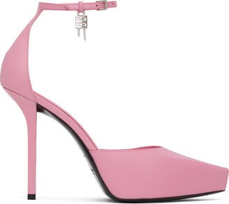 Pink G-Lock Platform Heels