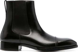 Elkan leather Chelsea boots