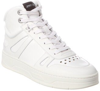 Hawaii/F Leather High-Top Sneaker