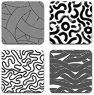 Coasters: Dark Patterns Coaster, Multicolor