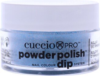 Pro Powder Polish Nail Colour Dip System - Deep Blue Glitter by Cuccio Colour for Women - 0.5 oz Nail Powder