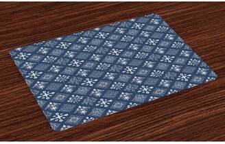 Indigo Place Mats, Set of 4