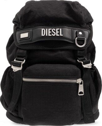 ‘LOGOS SMALL’ Backpack With Logo - Black