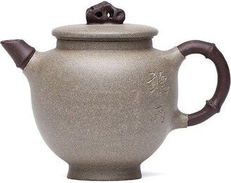 Ting Yu Yixing Teapot, Zisha Qing Hui Duan Ni Clay Tea Pot