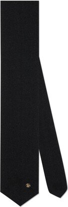 Double-G wool tie