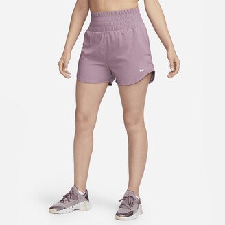 Women's One Dri-FIT Ultra High-Waisted 3 Brief-Lined Shorts in Purple