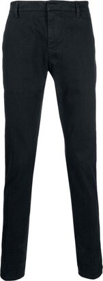 Cotton-Blend Slim-Fit Trousers