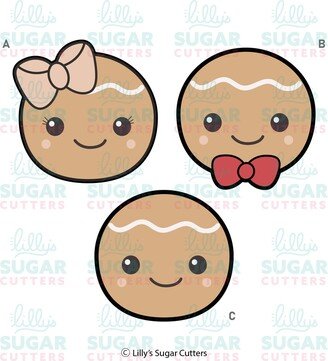 Gingerbread Faces Set Cookie Cutters