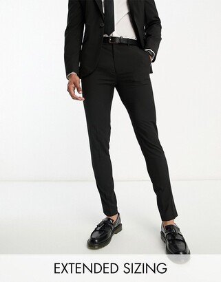 skinny suit pants in black-AC