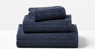 Ralph Lauren Sanders Cable Bath Towels