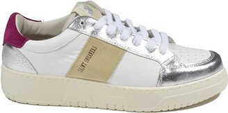 SAINT SNEAKERS White leather Sail low sneakers with multicolored inserts Saint Sneakers