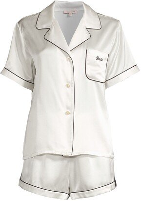 Bride Katelyn 2-Piece Silk Pajama Set