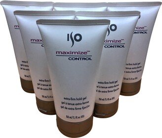 ISO Maximize Control Extra Firm Hold Gel 5.1 OZ Set of 6