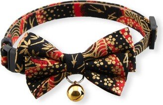 Glided Gold Bow Tie Cat Collar