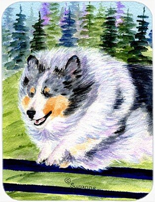 SS8305LCB 15 x 12 Sheltie Glass Cutting Board