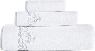 Contrast Frame 3 Piece Turkish Cotton Towel Set