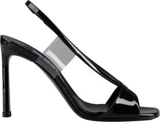 Open-Toe Slingback Heel Sandals